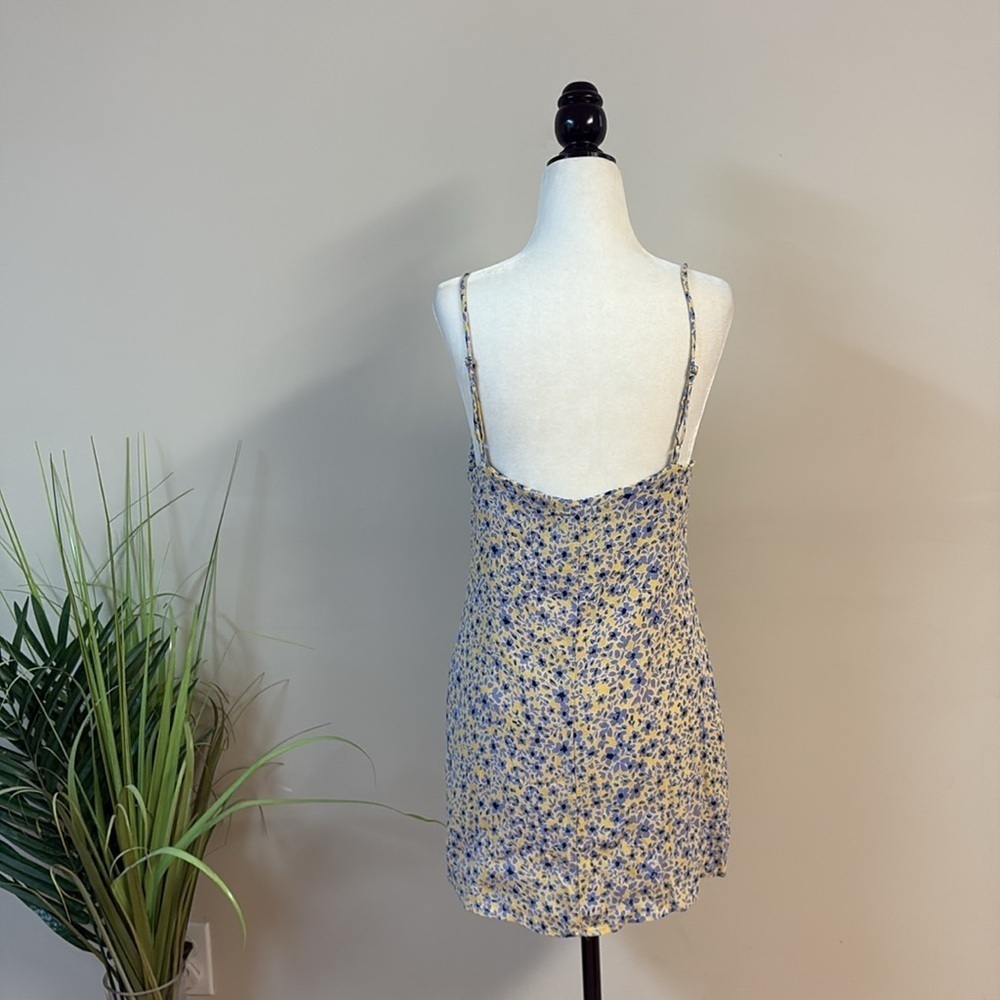 ❤️Skylar+madison Floral Spaghetti Strap mini Dress size L - Picture 5 of 5